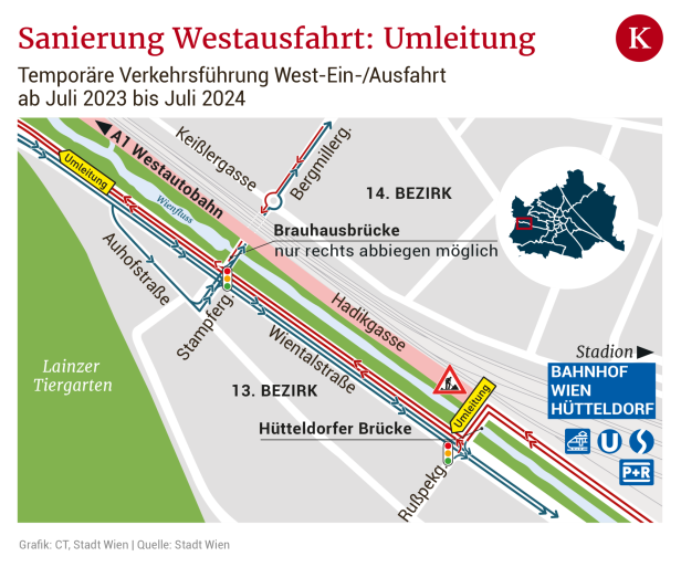 Der Baustellensommer startet: Wo es überall Einschränkungen gibt