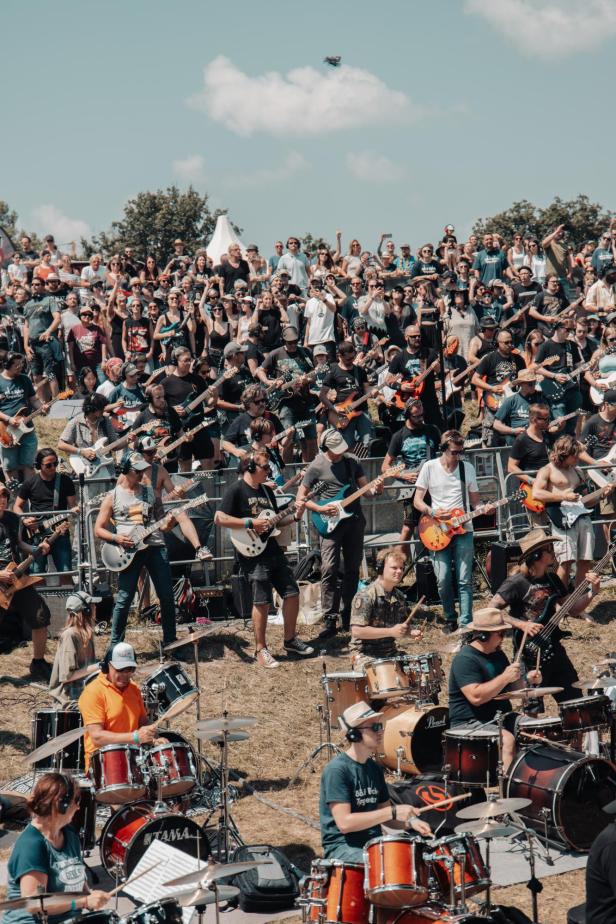 Größte Rockband der Welt: Rekord am Donausinselfest aufgestellt