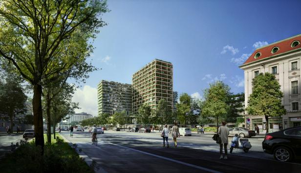Rendering: Die umstrittene Bebauung des Eislaufverein-Areals: Wer sagt dazu die Unwahrheit?  