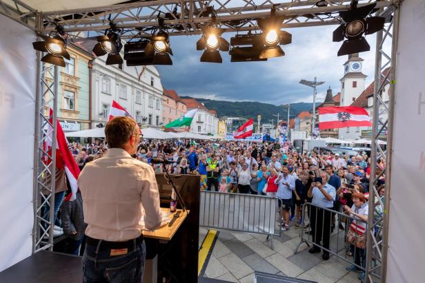 FPÖ KUNDGEBUNG IN LEOBEN: KICKL