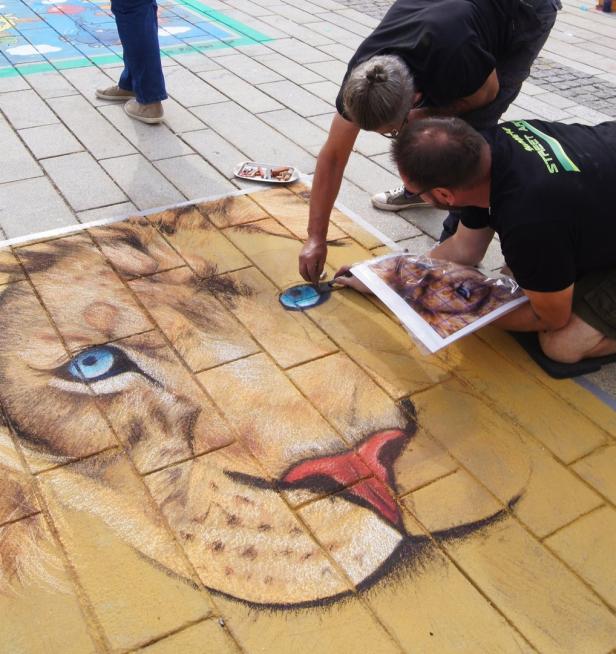 Buntes Graffiti-Festival mit viel Spektakel