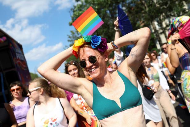 Annual Budapest Pride march