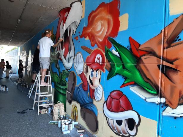 Graffiti-Festival verwandelt eine Stadt: Die schönsten Impressionen