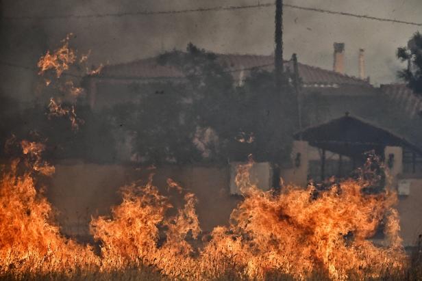 Waldbrände in Griechenland: Brände um Athen teilweise unter Kontrolle