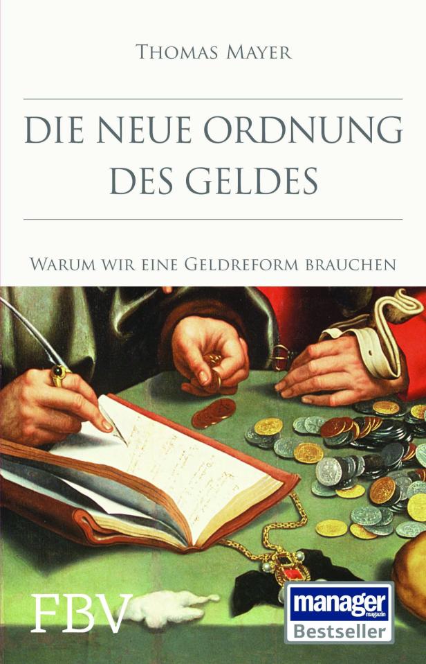 Das Cover des Buches „Die neue Ordnung des Geldes“ von Thomas Mayer.