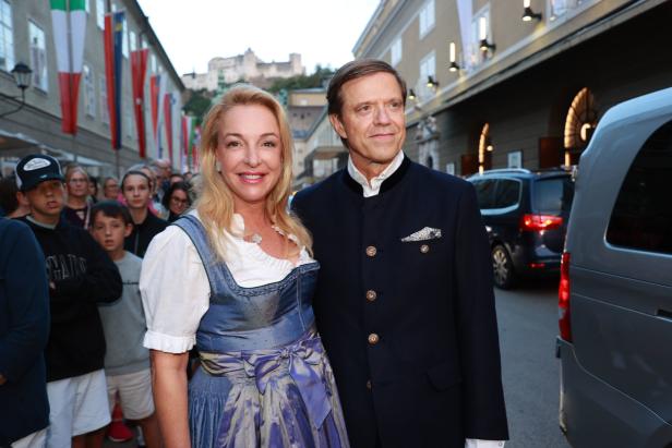 Valerie Pachner und Michael Maertens feierten mehr als eine Premiere beim "Jedermann"