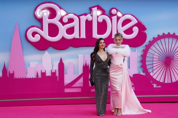 America Ferrera und Margot Robbie bei der Premiere des Films „Barbie“.