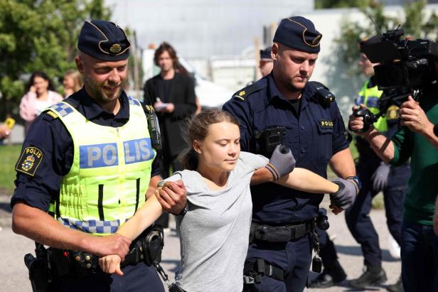 Nach Thunbergs Prozess: Wo Klimaaktivisten im Konflikt mit der Justiz waren