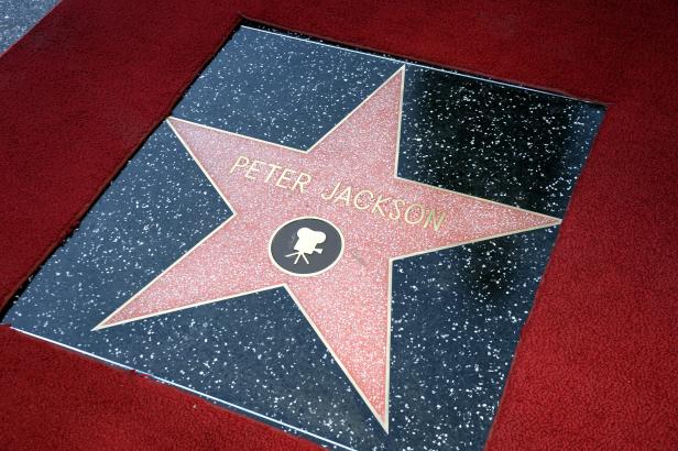 Der Stern von Peter Jackson auf dem Hollywood Walk of Fame.