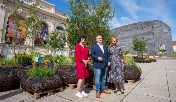 Mehr Natur in der Stadt: Das Museumsquartier wird grüner