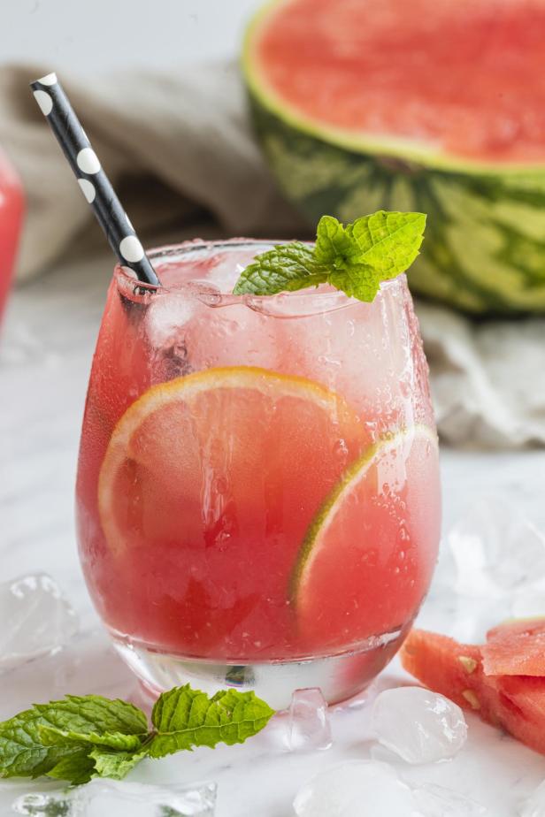 Cocktail mit Wassermelone.