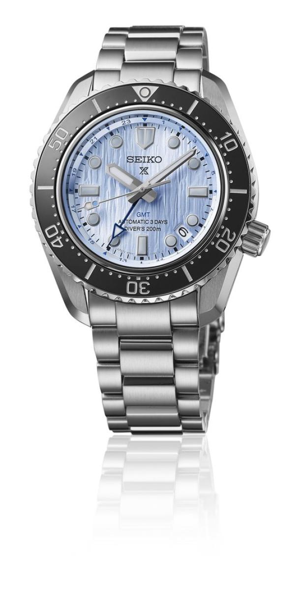 Die Seiko „Prospex GMT“-Taucheruhr.