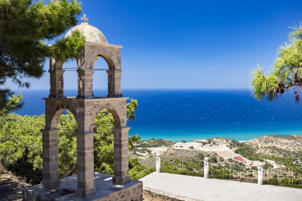 Das Kloster Agios Ioannis Thymianos auf Kos, Griechenland.