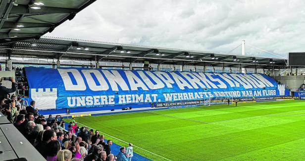 Blau Weiß Linz erstes Heimspiel Donaupark