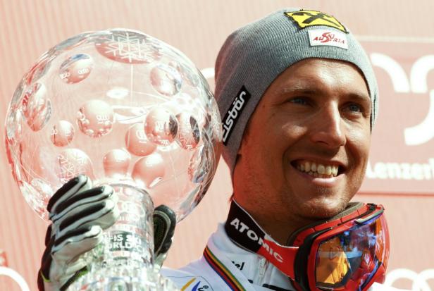 Marcel Hirscher zum dritten Mal Gesamtweltcup-Sieger