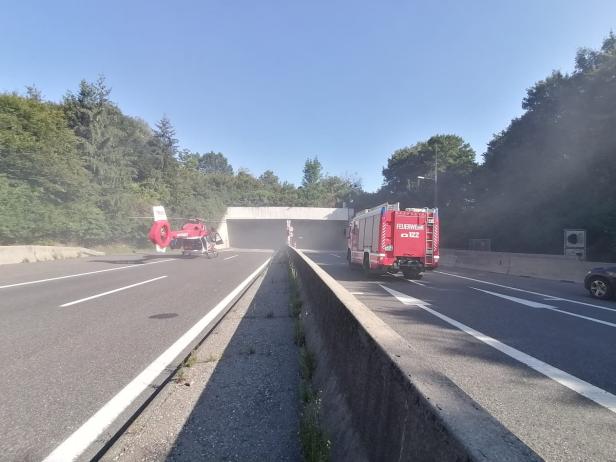 Schwerer Unfall in Tauernautobahn-Tunnel forderte Verletzte