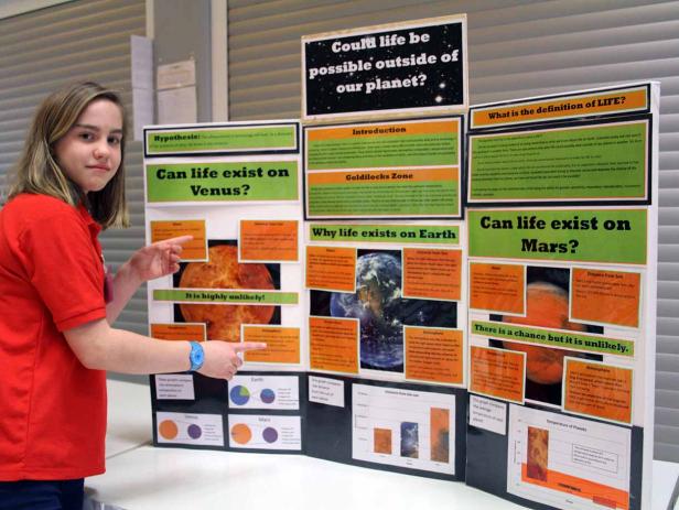 Science Fair, Wissenschaftsmesse 2014, Naturwissenschaftliche Projekte
