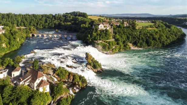 Rheinfall bei Schaffhausen, Schweiz.