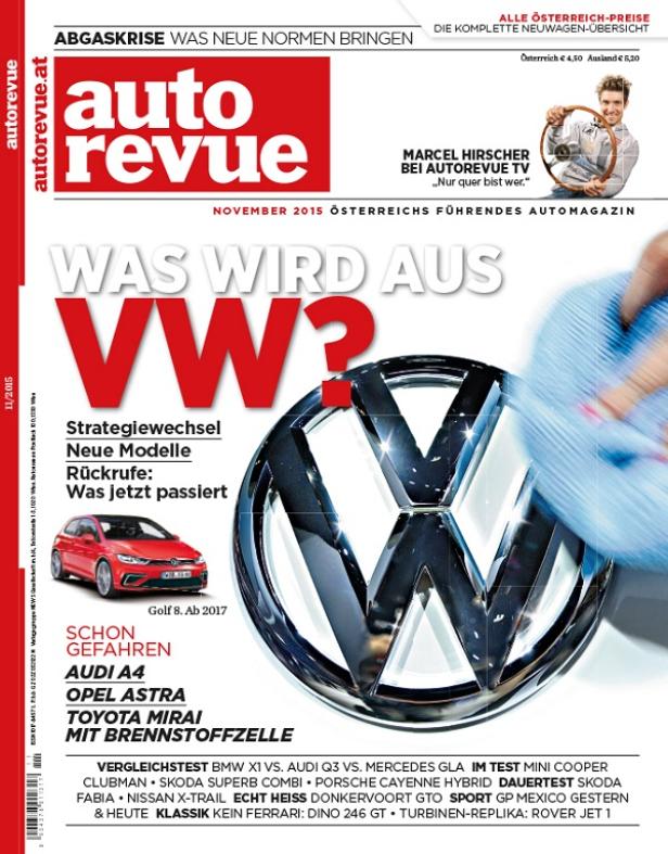 Autorevue - Cover November 2015 ATV bringt Autorevue auf Sendung