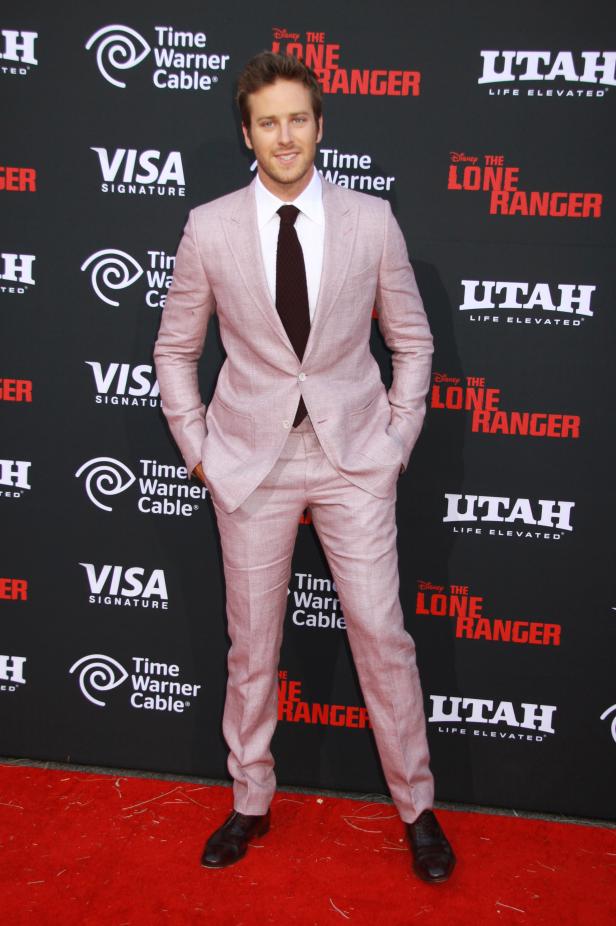 Armie Hammer posiert bei der Premiere von „The Lone Ranger“.