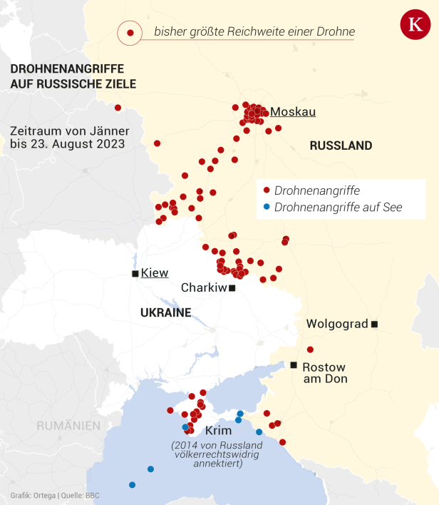 Die (fast) unsichtbare Gefahr: Wie die Ukraine Ziele im weit entfernten Russland erreicht