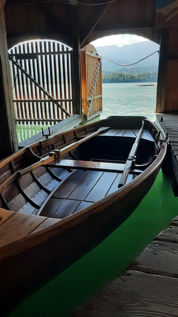 Hoteleigenes Bootshaus der Karnerhofs