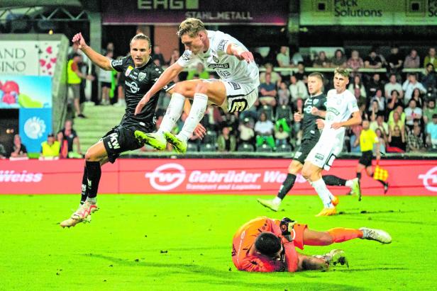 Fußballspiel zwischen Cashpoint SCR Altach und SK Puntigamer Sturm Graz.