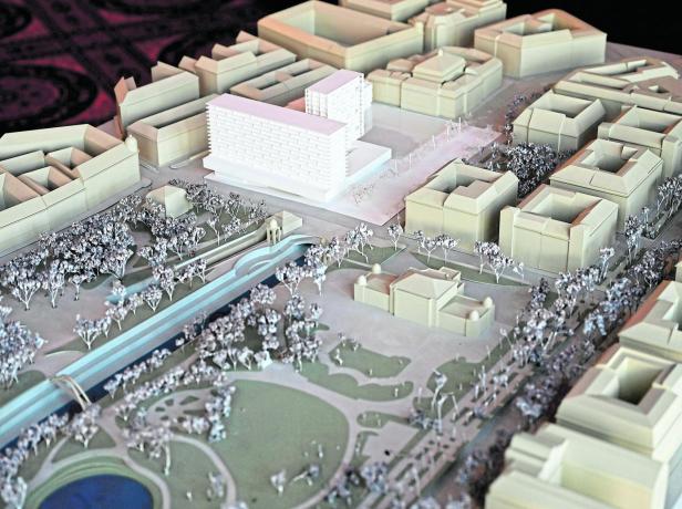 Modell des „Projekt Heumarkt“ von Wertinvest.