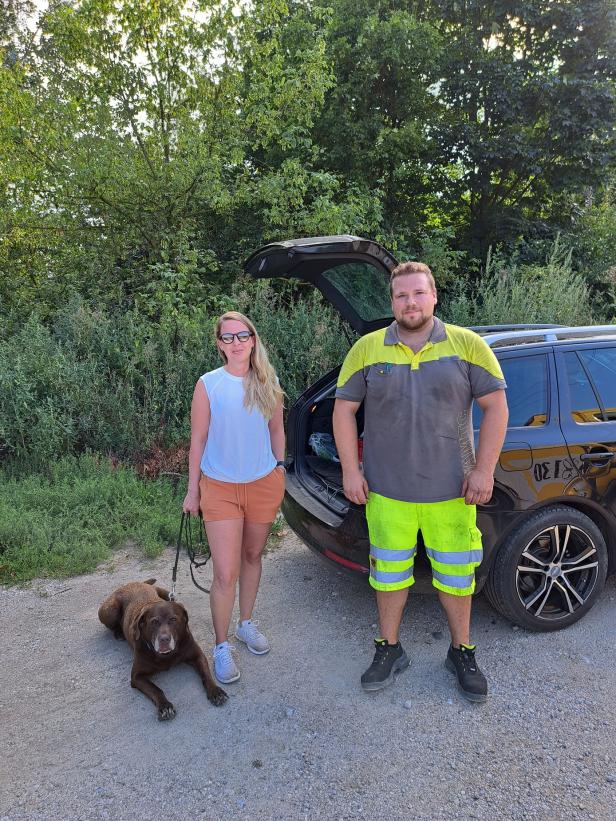 ÖAMTC rettete in Neudörfl Hund aus verriegeltem Auto