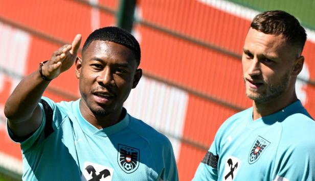 FUSSBALL: ÖFB-ABSCHLUSSTRAINING VOR SPIEL GEGEN MOLDAU: ALABA / ARNAUTOVIC FUSSBALL: ÖFB-ABSCHLUSSTRAINING VOR SPIEL GEGEN MOLDAU: ALABA / ARNAUTOVIC