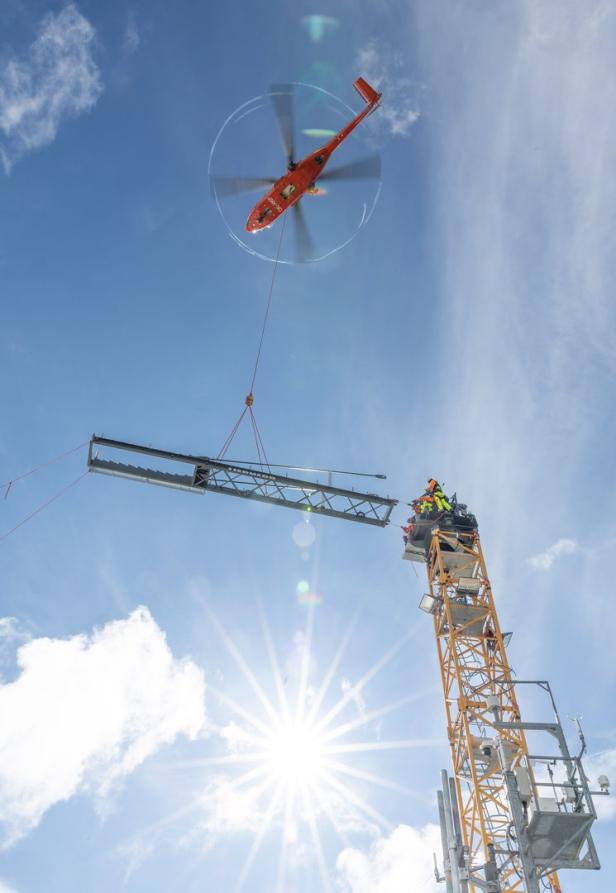 Auf dem Dachstein steht Österreichs höchste Baustelle