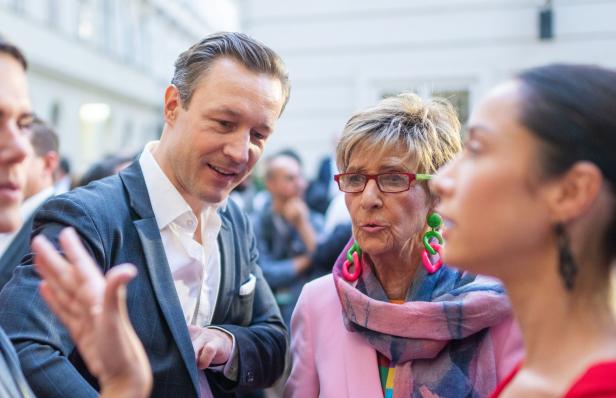 "Kurz - Der Film": Ex-ÖVP-Kanzler Schüssel bei der Premiere