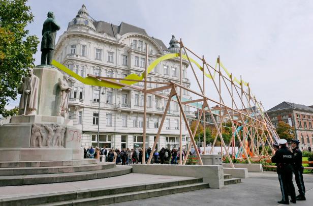 „Lueger temporär“ wird ab 9. Oktober in Wien abgebaut