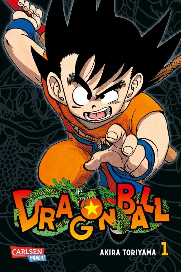 Das Cover des ersten Bandes von Akira Toriyamas „Dragon Ball“ mit Son-Goku.