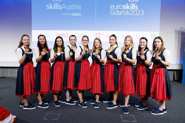 EuroSkills 2023: Der Team Austria-Empfang in Wien