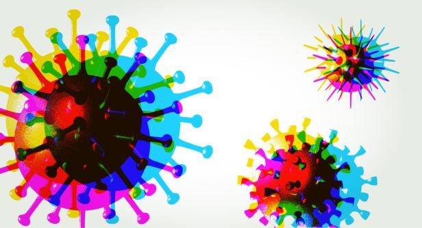 Virus Cell Background