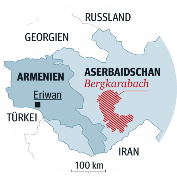 Bergkarabach: Mehr als 7.000 Menschen mussten Dörfer verlassen