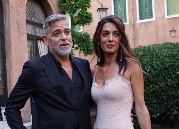 George und Amal Clooney