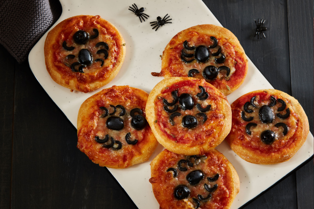 Tante Fanny Spinnen-Pizzen Halloween