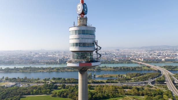 Die neue Rutsche am Donauturm 