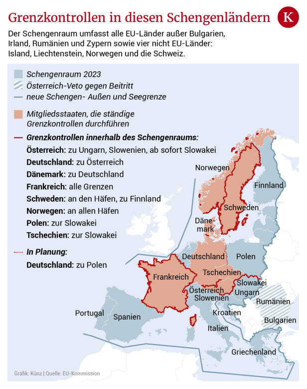 Gibt es Schengen eigentlich noch? Wer wo und warum Grenzen kontrolliert