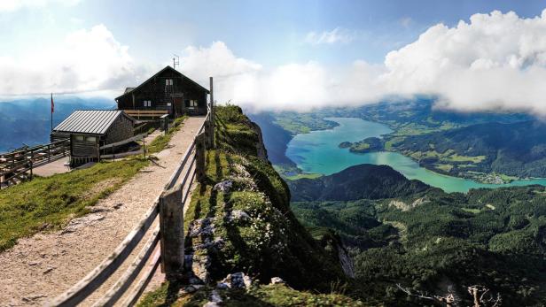 Salzkammergut, Blick auf den Mondsee.