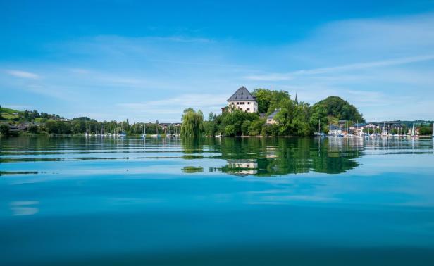 Blick auf den Mattsee.
