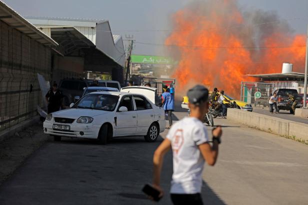 Brände beim Erez-Übergang zwischen Israel und dem Gazastreifen