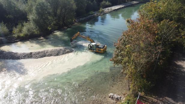 Wehrgrabenkanal in Steyr ohne Wasser: Häuser in Gefahr