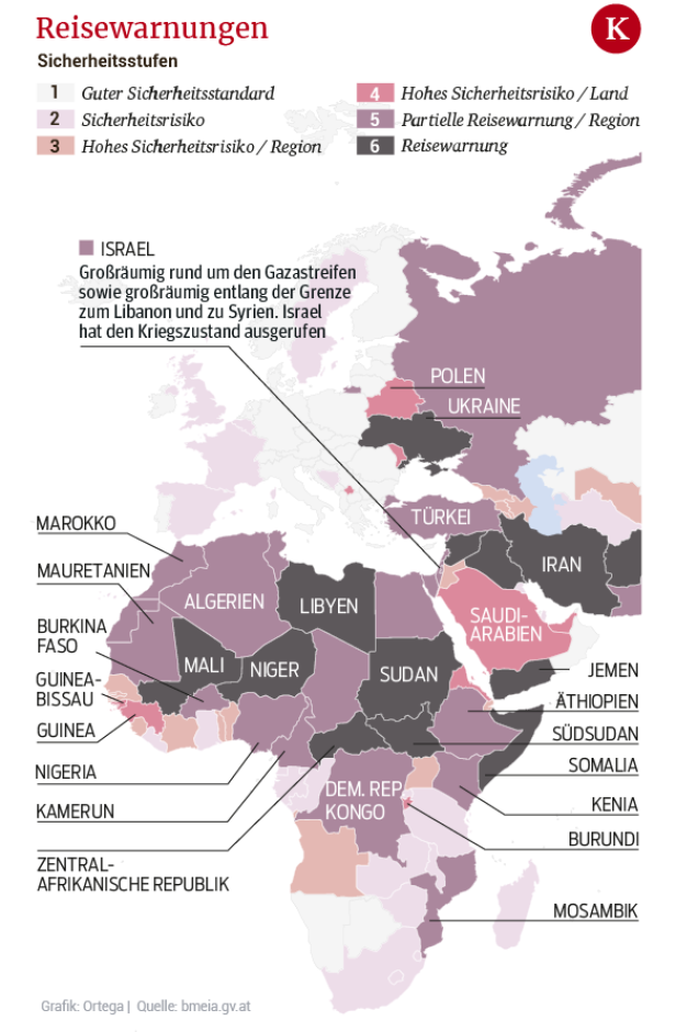 Reisewarnung: Was Sie über Israel wissen sollten
