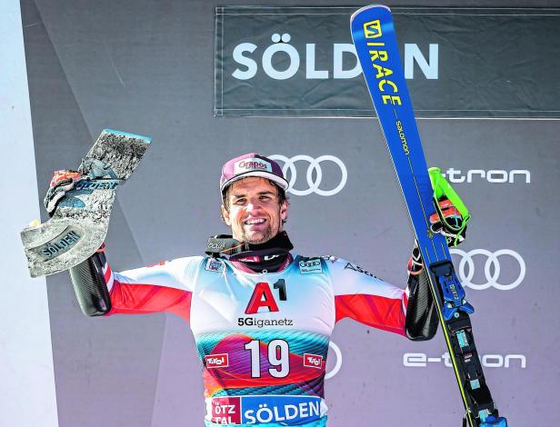 SKI-WELTCUP IN SÖLDEN: RIESENTORLAUF DER HERREN: LEITINGER (AUT)