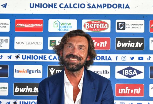 Presentsation of new UC Sampdoria coach Andrea Pirlo