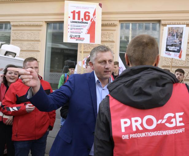 Pro-Ge-Chef Reinhold Binder  hat einen klaren Auftrag: Die Beschäftigten fordern mehr Lohn.