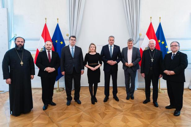 Gipfeltreffen wegen Nahost-Krieg: Regierung traf Religionsvertreter in Wien